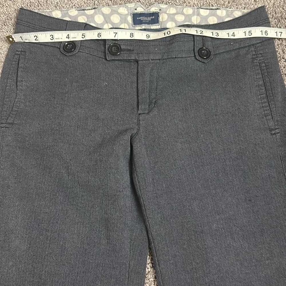 American Eagle Outfitters Gray Herringbone Pants 💥